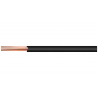 Fir electric H07V-K RING  1x1.5qmm negru